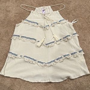 Small loose cami top with adjustable neckline from Francescas